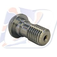 M10x1.25 DOMED SINGLE BANJO BOLT, CHROME