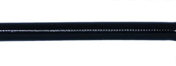 STAINLESS BRAIDED TEFLON HOSE BLACK