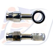 M10 STRAIGHT BANJO, CHROME