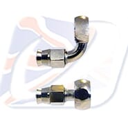 90° M10 BANJO, CHROME