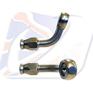 75 DEG. BANJO. STAINLESS