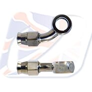 45° SIDE BEND BANJO, CHROME