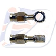 8mm STRAIGHT BANJO, CHROME