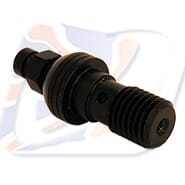 M10x1.25 SINGLE BLEED BANJO BOLT, BLACK