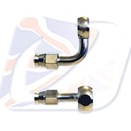 90° Long Neck Banjo Chrome