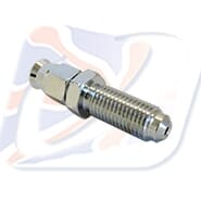 10x1.25 MALE BULKHEAD FITTING CHROME