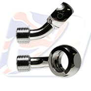 M10 45° BANJO, CHROME
