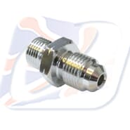 M10x1.00 MALE CONVEX ADAPTOR, CHROME