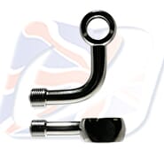 M10 90° LONG SIDE BEND BANJO, CHROME