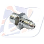 M8x1.00 MALE CONVEX ADAPTOR, CHROME