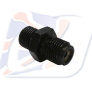 3/8 UNF MALE CONCAVE ADAPTOR, BLACK