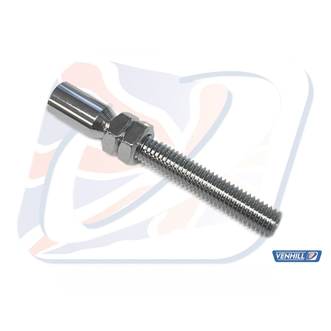 FERRULE ADJUSTER M8x1.25x50mm + L/NUTS