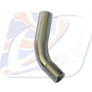 M6x0.75 & M5x0.75 THREADED TUBE BEND,50°