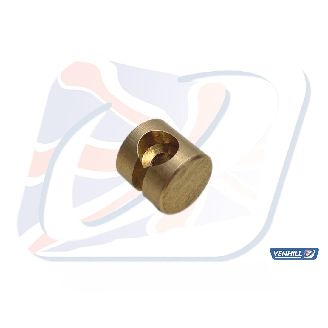 LOOSE SLOTTED BARREL NIPPLE, 12mm x12mm