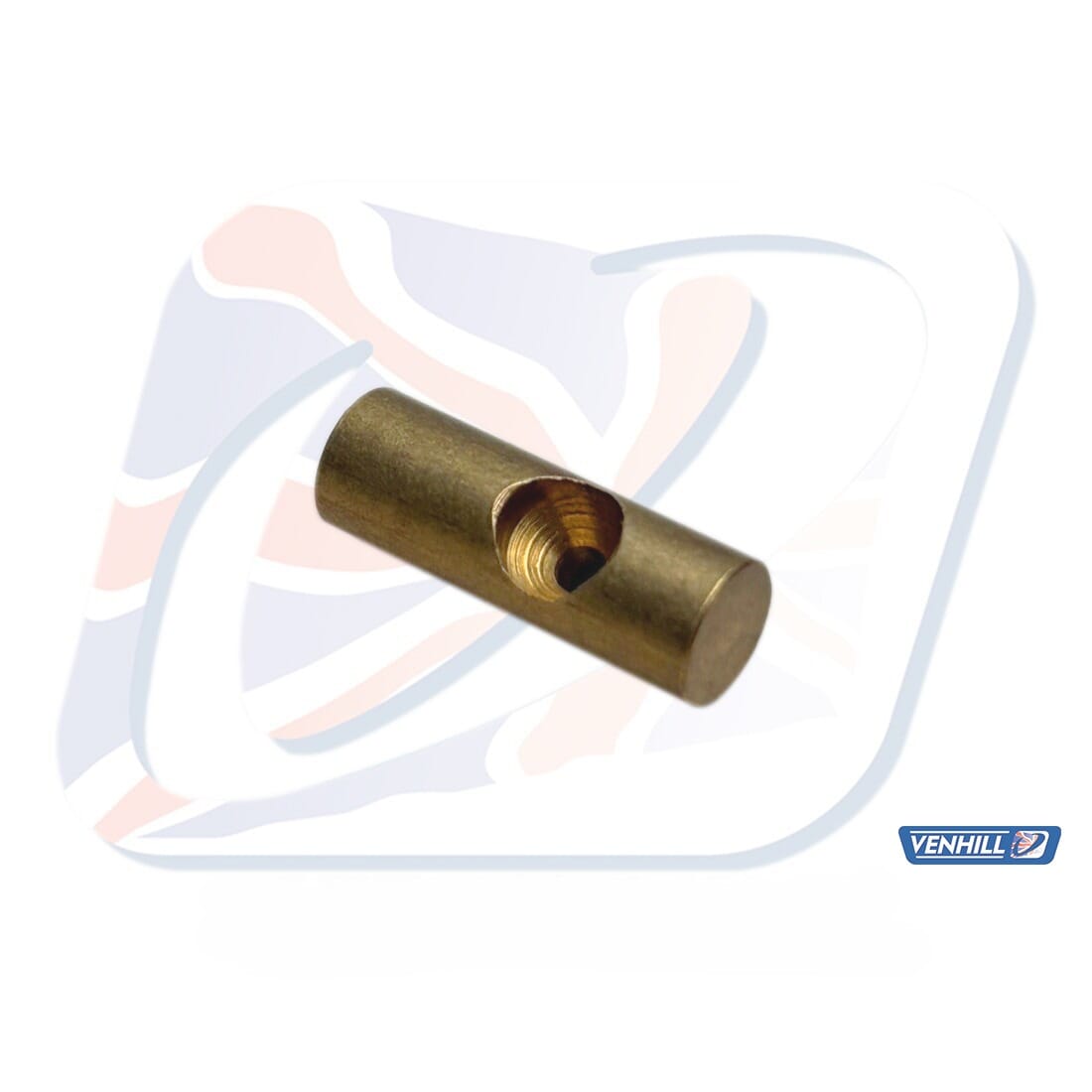 BRASS BAR NIP 6MM DIA X 17.5MM