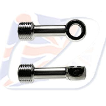 M6 STRAIGHT BANJO, CHROME