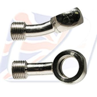 M10 20° BANJO, STAINLESS