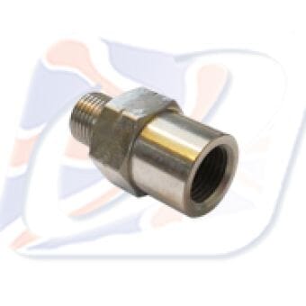 M10x1.00 FEMALE CONCAVE ADAPTOR, S/S