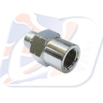 3/8 UNF FEMALE CONCAVE ADAPTER, CHROME