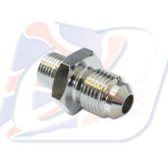 7/16 x 24 MALE CONVEX ADAPTOR, CHROME