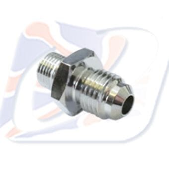 7/16 x 22 MALE CONVEX ADAPTOR, CHROME