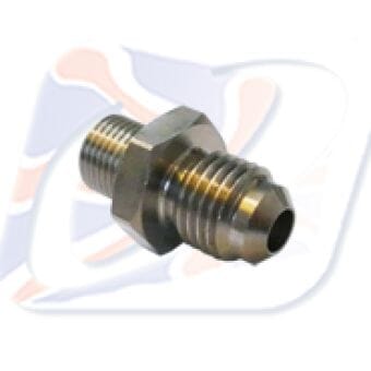 7/16 x 22 MALE CONVEX ADAPTOR, STAINLESS