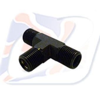 1/8 BSP T-CONNECTOR - BLACK