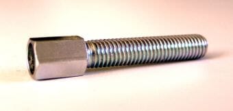 STEEL ADJUSTER SCREW 1/4 BSF THREAD