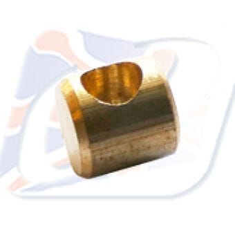 BARREL NIPPLE 4mm O.D.x 4mm, 1.35mm BORE