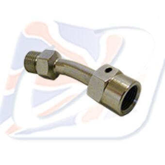 SWIVEL JOINT 20DEG 1/8TH BSP CHROME