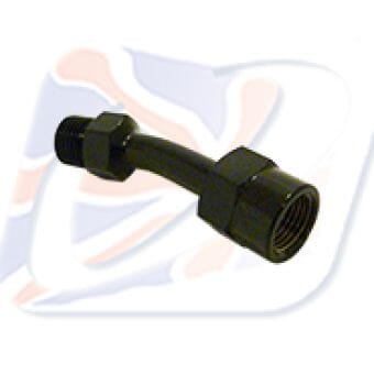 SWIVEL JOINT 20DEG 1/8TH BSP BLACK