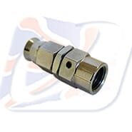 -3 STRAIGHT HOSE END SWIVEL JOINT CHROME