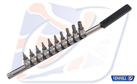 HEX BIT SOCKET SET 3 8 INCH DRIVE