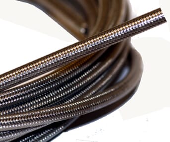6mm O.D. BRAIDED CONDUIT S/S (Per metre)