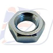 3/8 x24 UNF LOCK NUT, 14mm AF HEX, ZINC