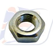 M6x0.75 HALF NUT, 10mm AF HEX, ZINC