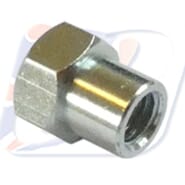 M8x1.25 SLEEVE NUT, 14mm AF HEX, ZINC