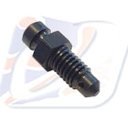 BLEED NIPPLE - 6 X 1mm BLACK CHROME