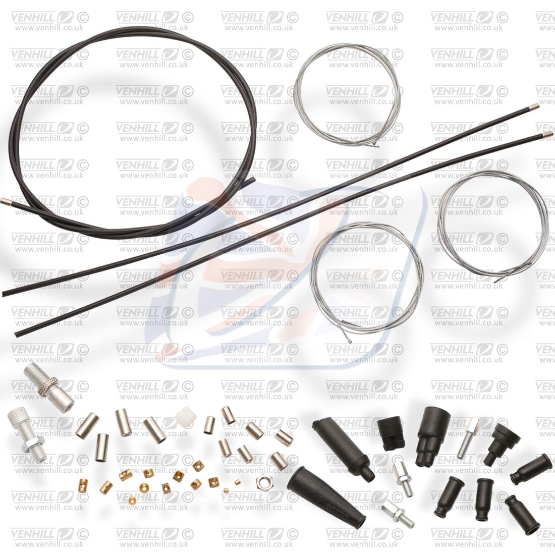 UNIVERSAL 1 INTO 2 THROTTLE CABLE KIT