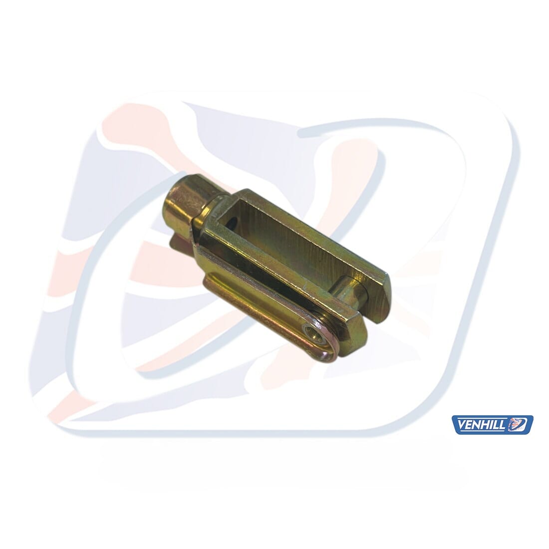 LONG CLEVIS WITH 6mm PIN. M6x1.0 THREAD