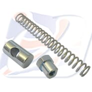 BRAKE STEM 12mm BARREL, CAM NUT & SPRING