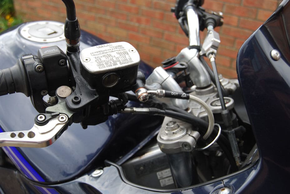 Motorbike master cylinder
