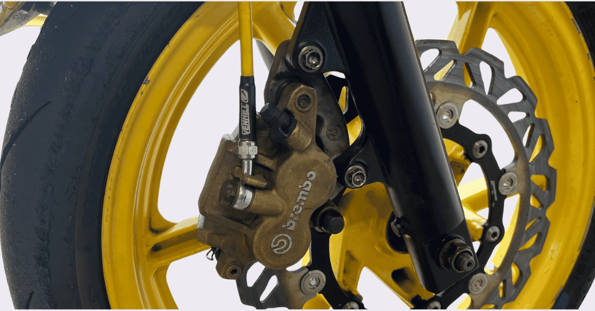 Motorcycle disc brake