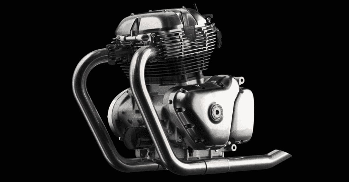 Royal Enfield 650cc twin cylinder engine