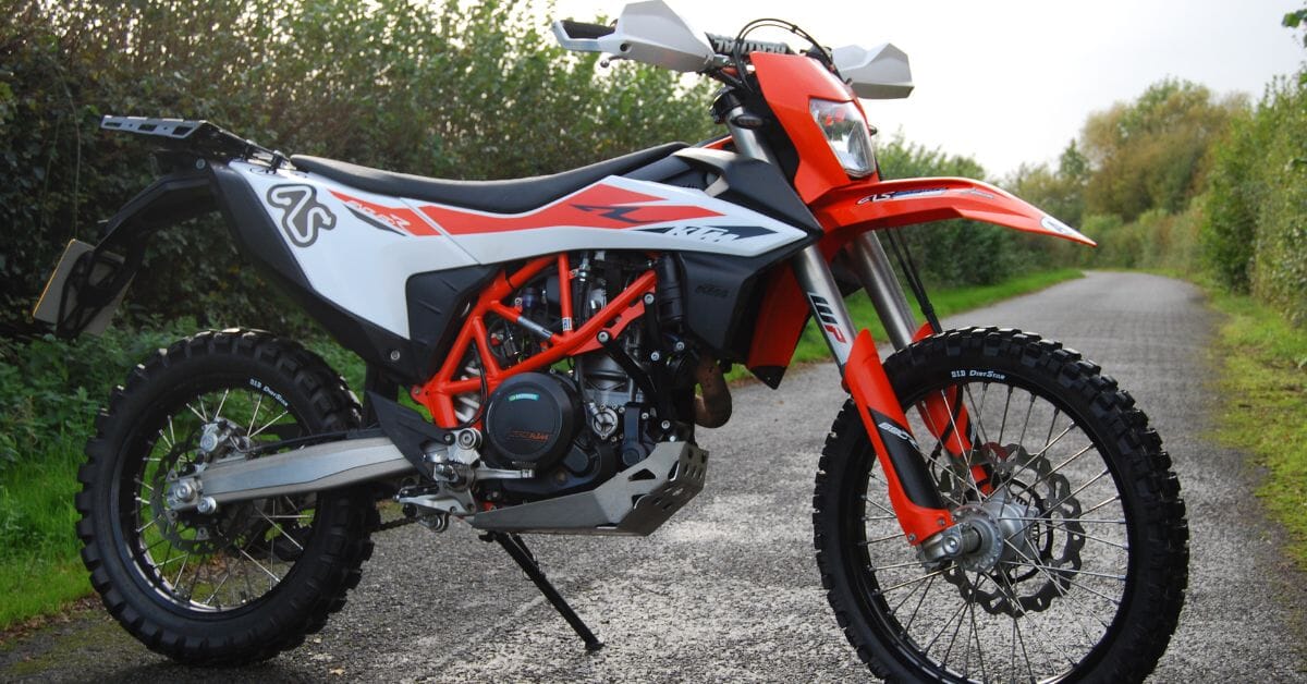 A motorbike designed for green lane trail riding